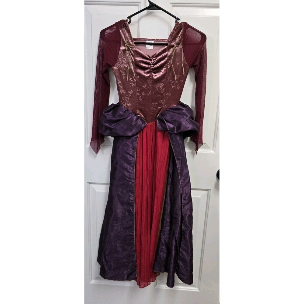 Spirit Halloween Sarah Sanderson Costume Dress Child Size Medium 10-12
